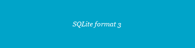 SQLite format 3